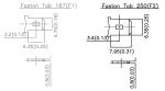Faston Tab 250 (F2) 6,3mm GP12120F2